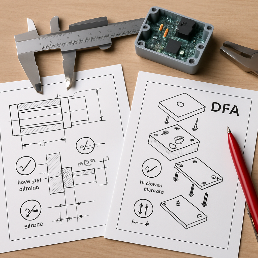 Design for manufacturability DFM  DFA No text Make it look real