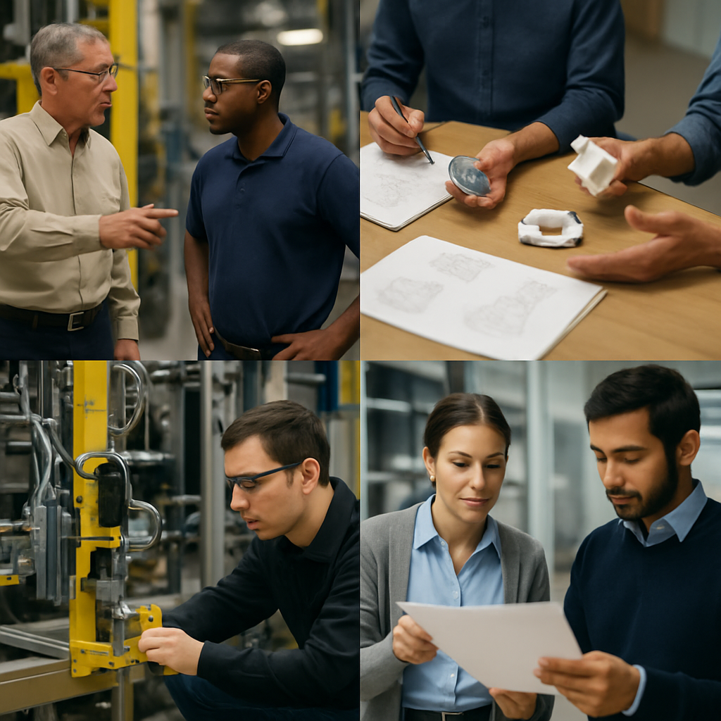 I need a real looking image without text for a website I am building Onsite review We walk your line talk to your operators understand the real constr-1